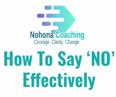 How to say no effectively