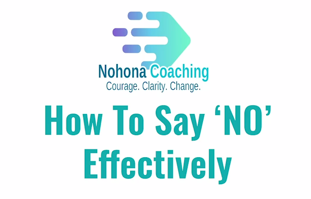 How to say no effectively